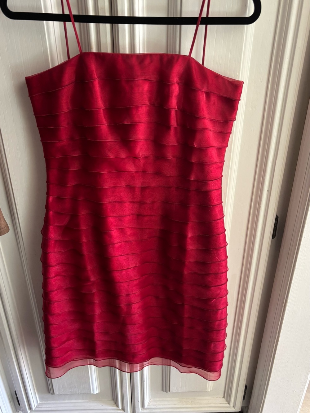Vintage cherry red mini dress